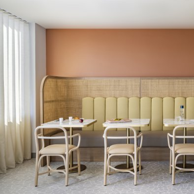 hotel design restaurant bench studio catoir