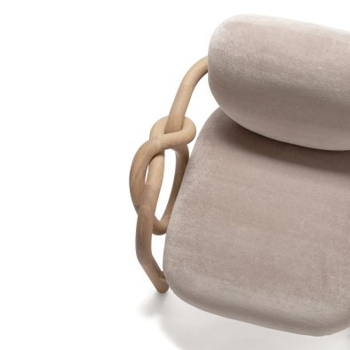 armchair wooden knot studio catoir limited edition